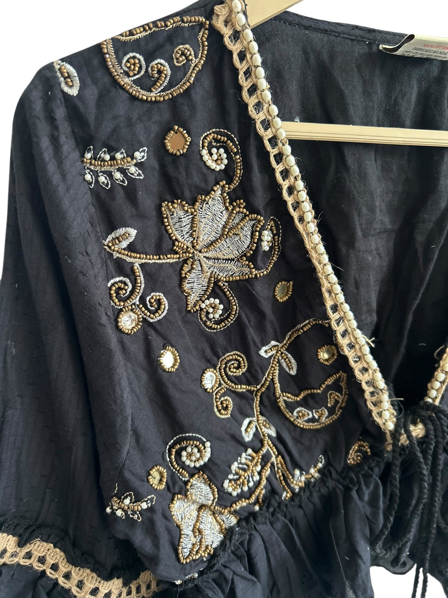 Boho Embellished Top