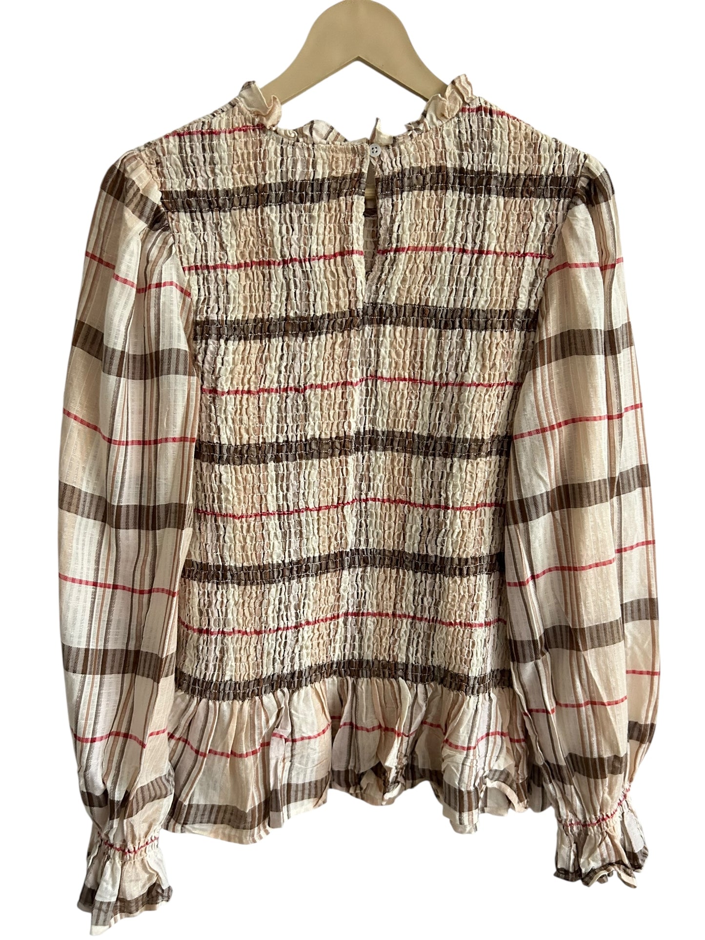 Ruched Striped Top
