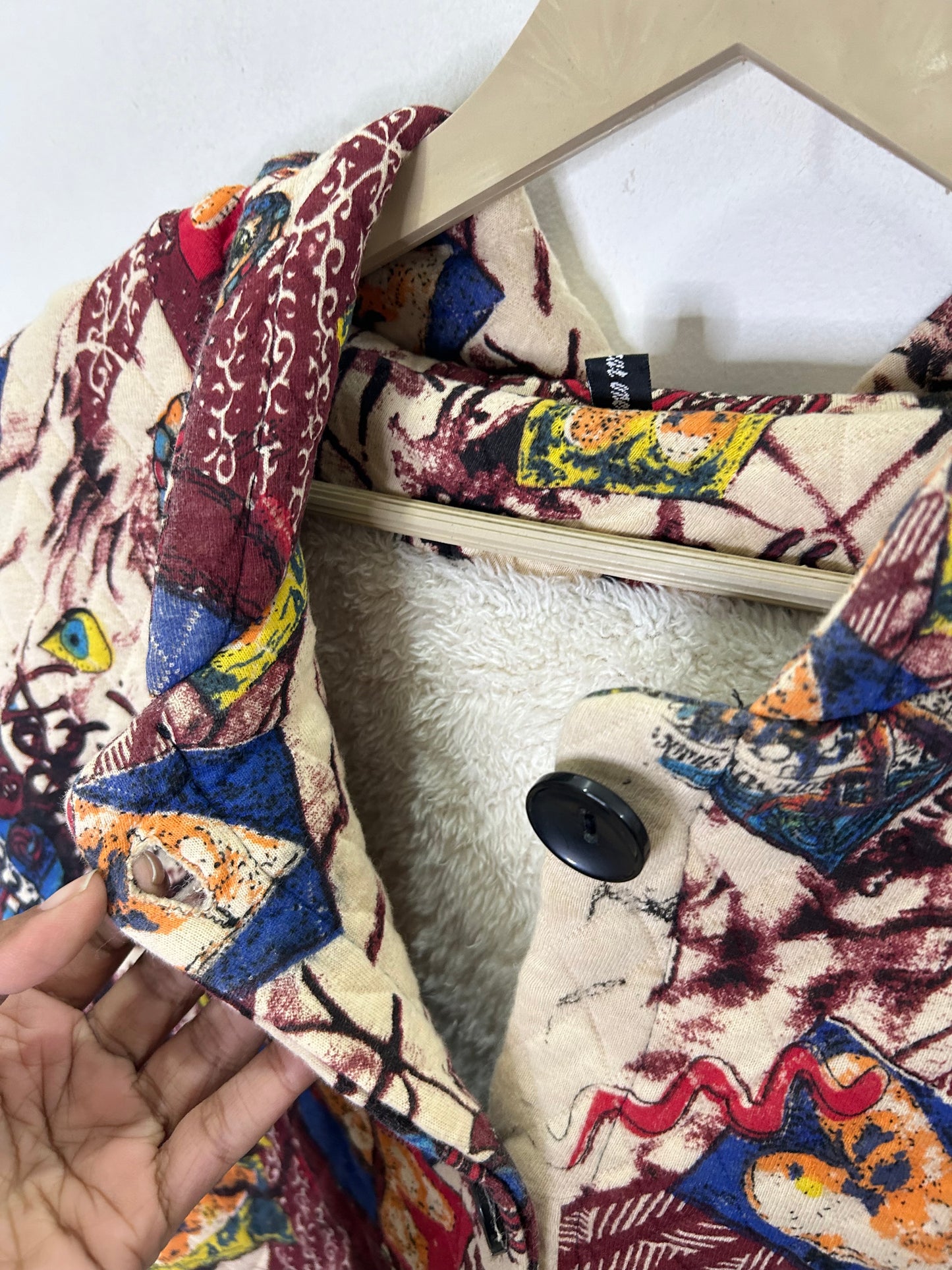 Wearable Art Jacket with Hoodie