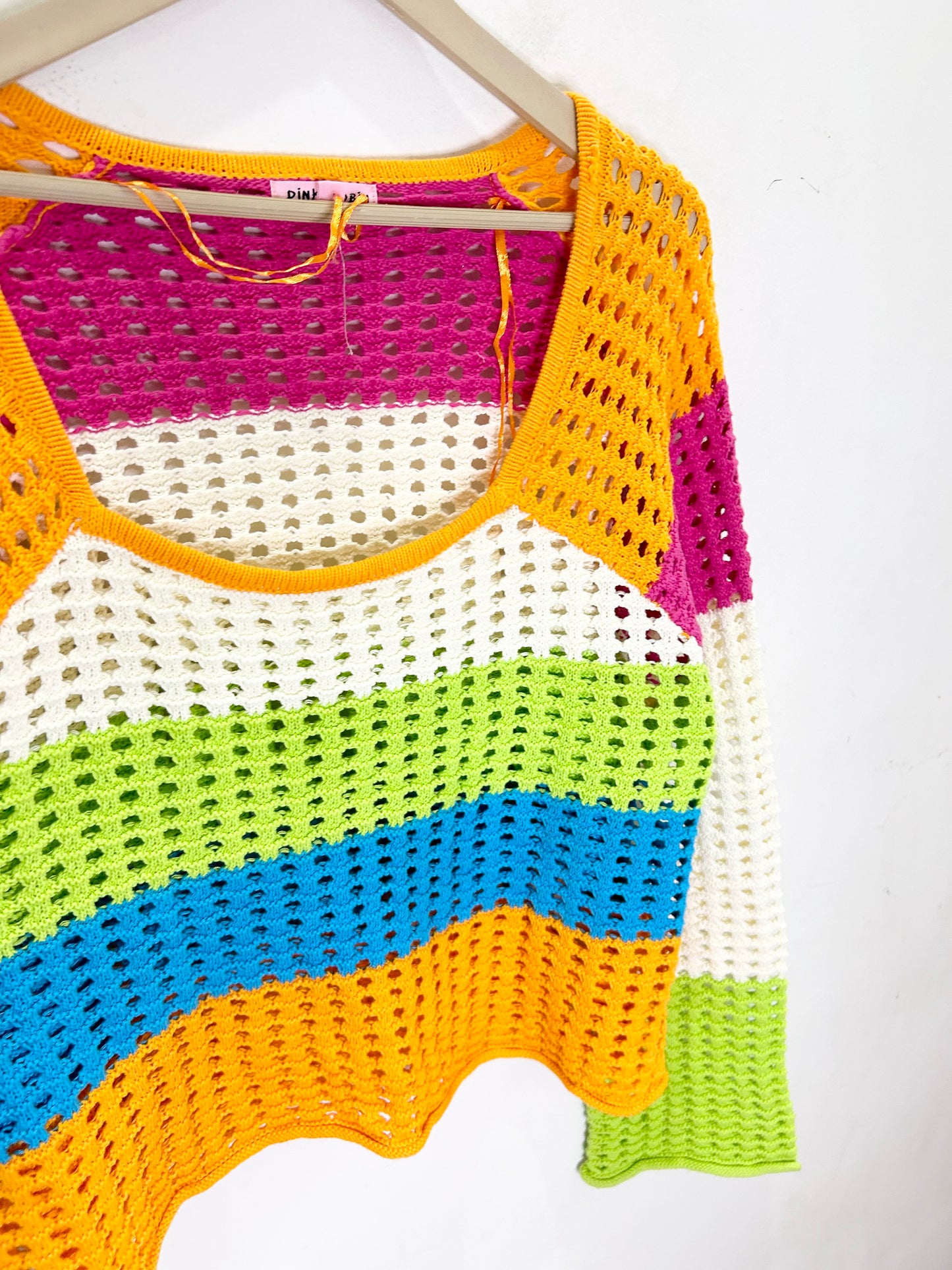 Multicolor Crochet Top