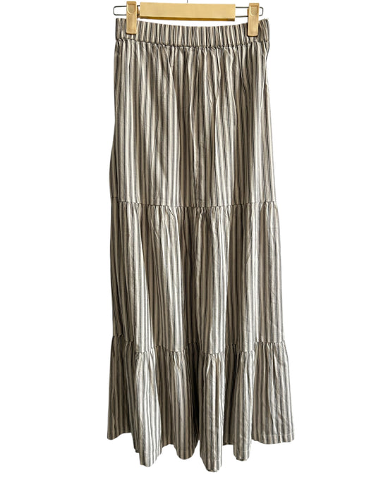 Striped Cotton Skirt