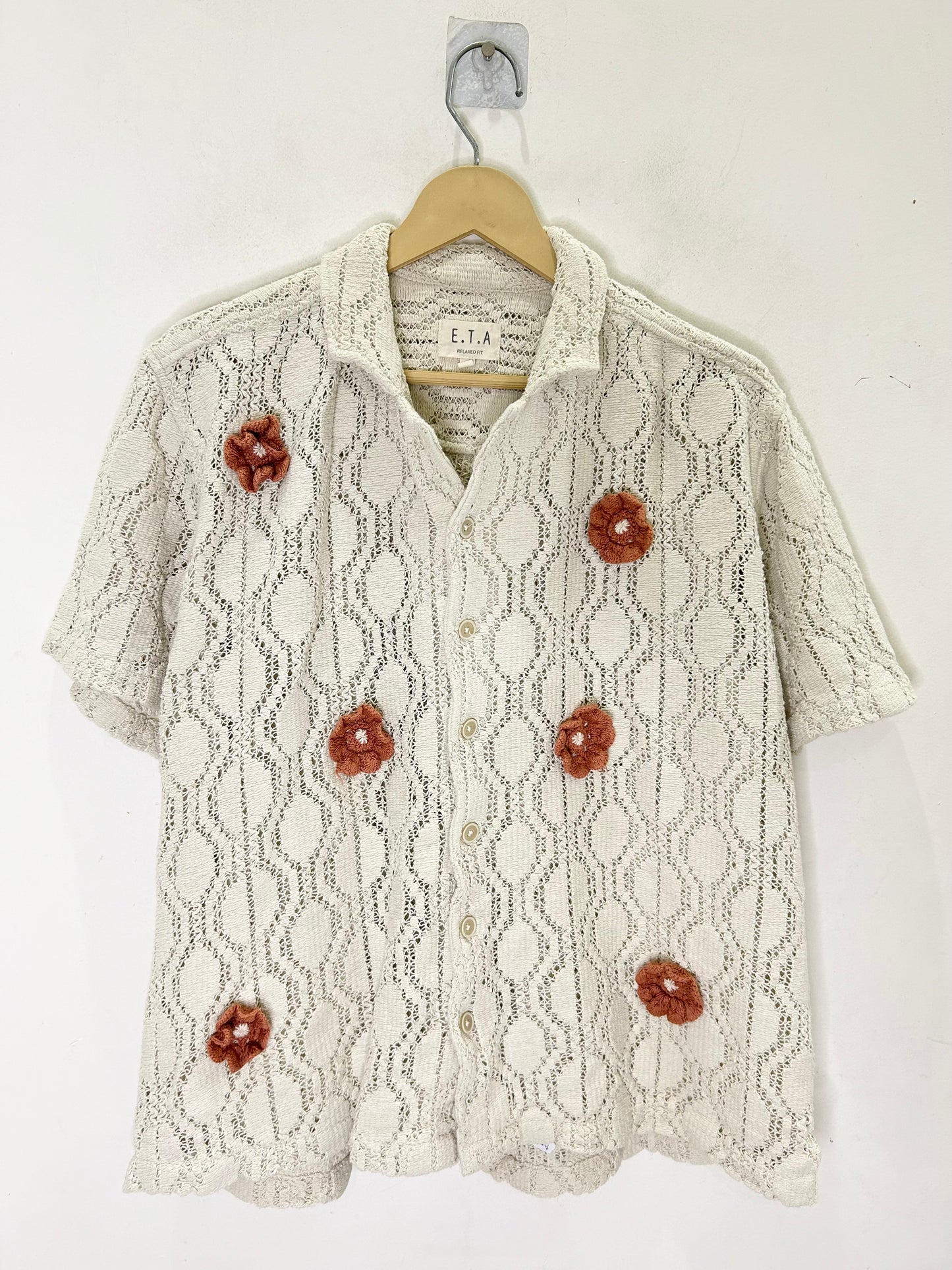 Floral Crochet Shirt