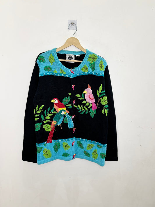 Parrot Cardigan