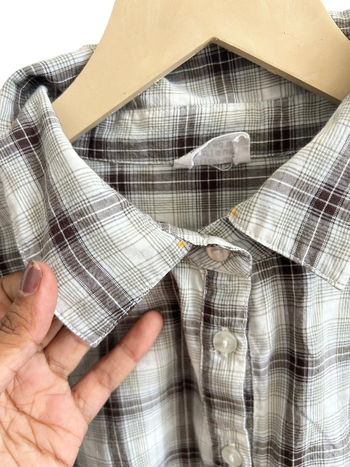 Striped Shirred Waist Shirt