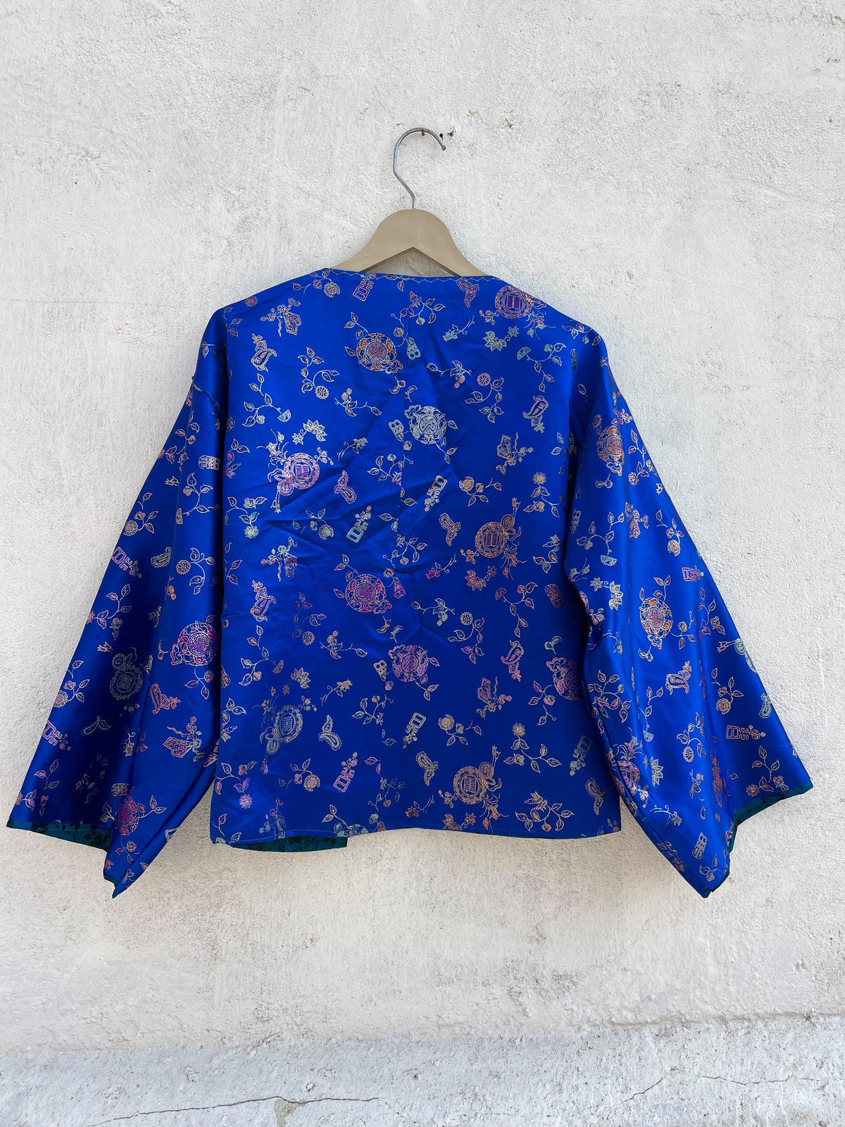 Blue Vintage Jacket: 44”