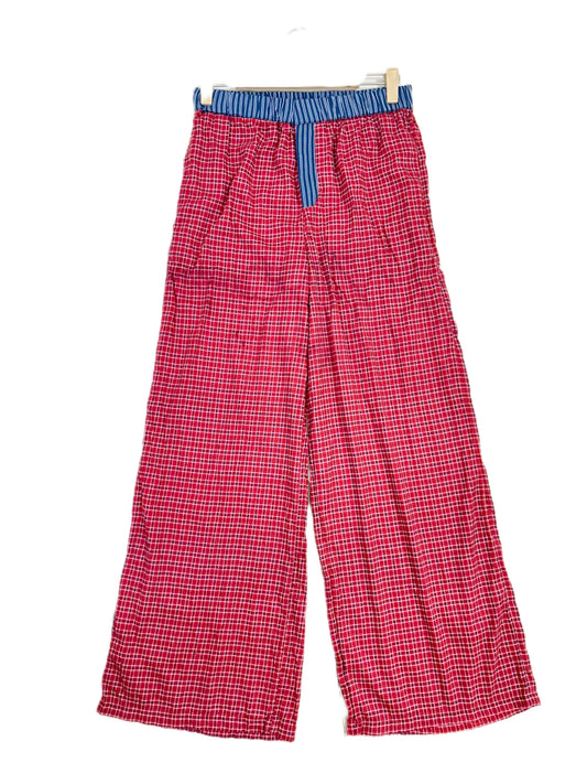 Plaid Cotton Pants (Have Pockets)