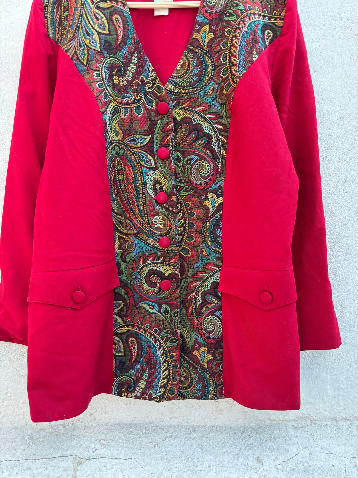 Yessica Paisley Vintage Jacket: 42”
