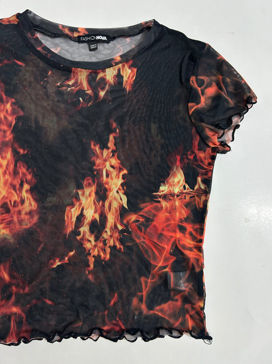 Fire Mesh Top