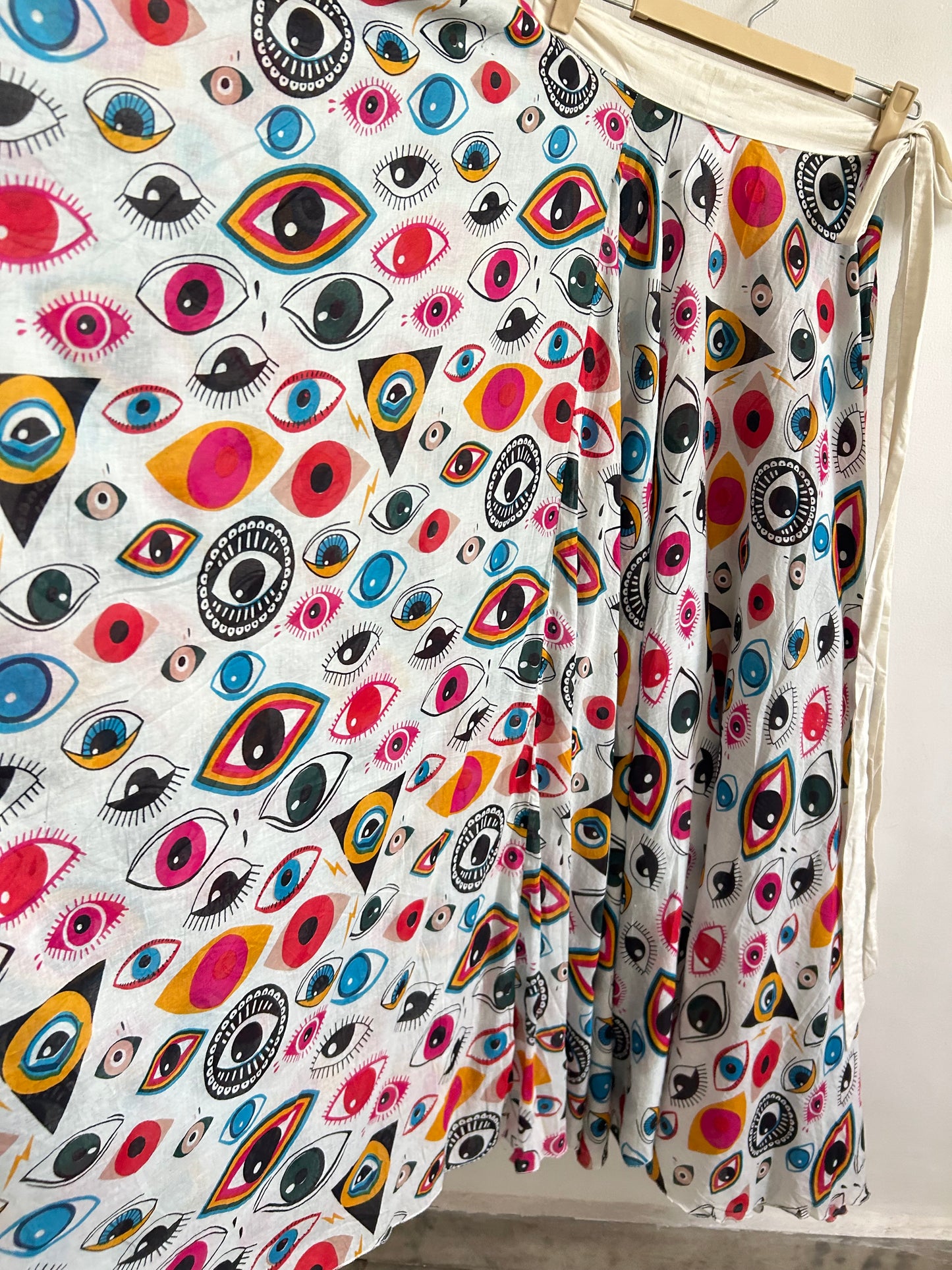 Cotton Eye Print Skirt