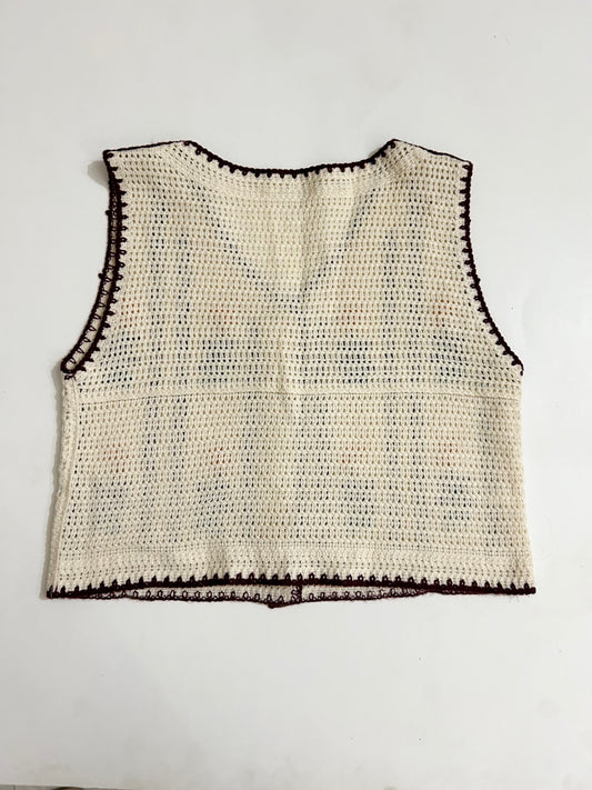 Maroon Crochet Top