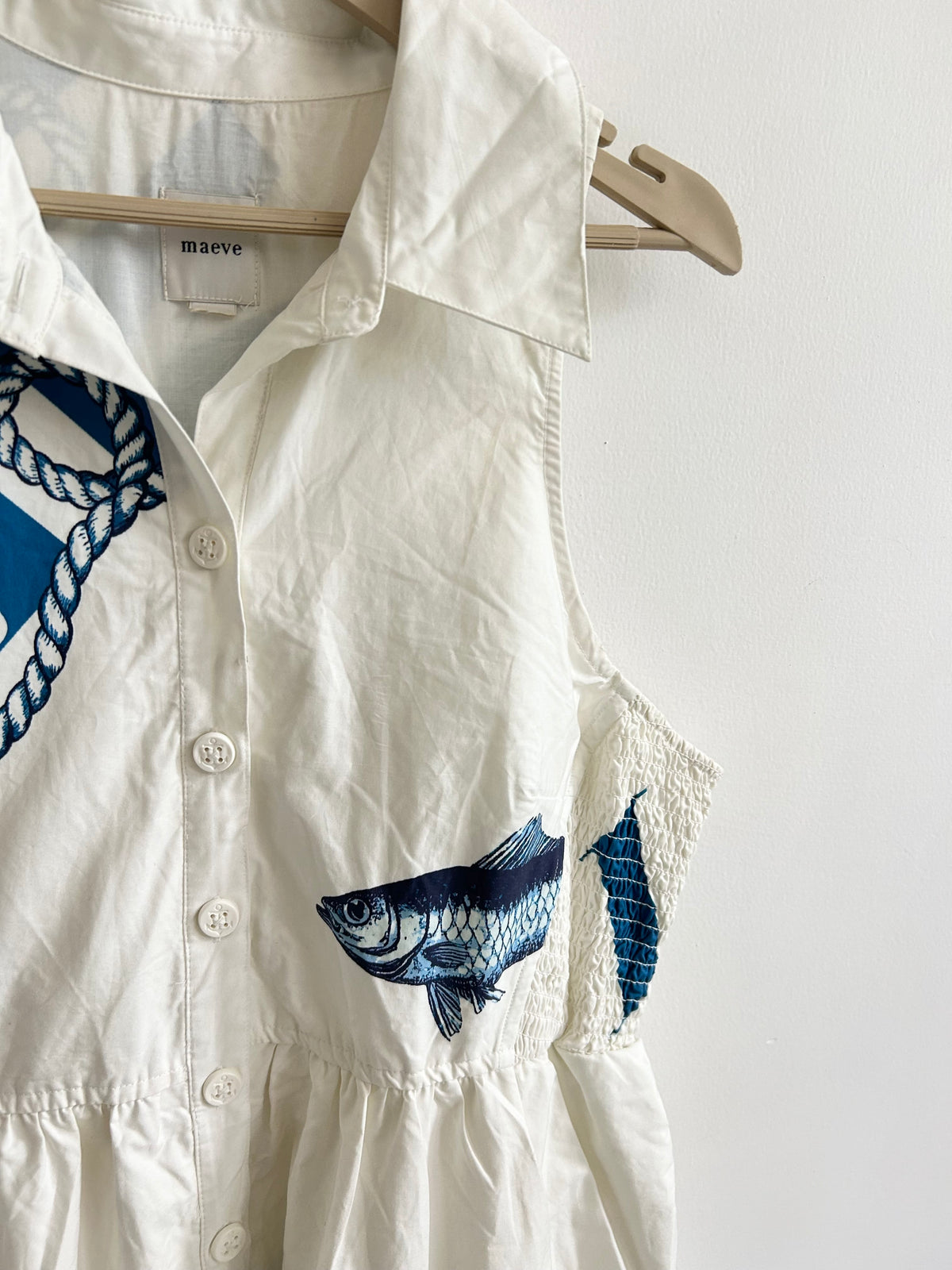 Cotton Sailor Dress: 40”
