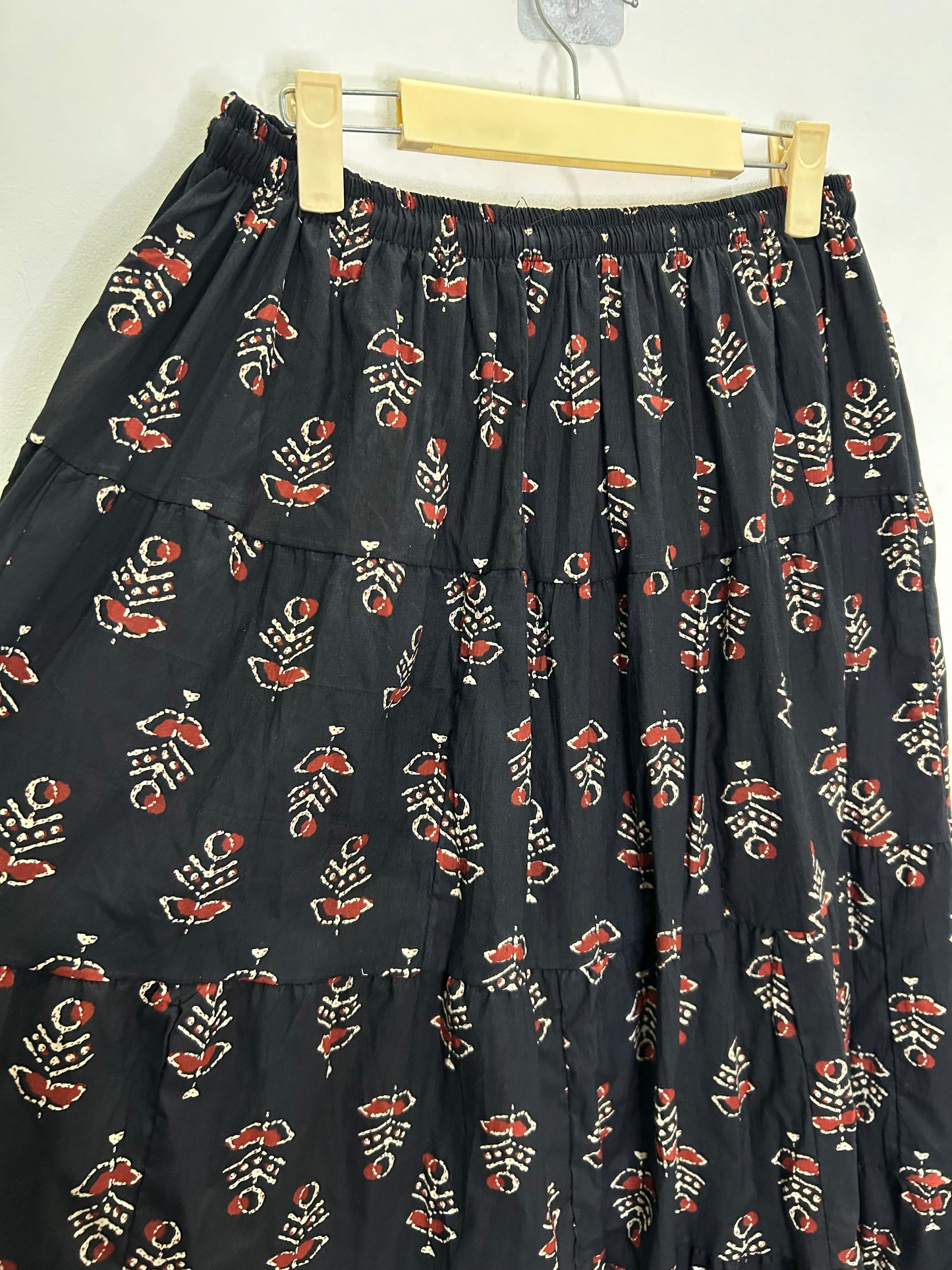 Cotton Floral Ethnic Print Skirt