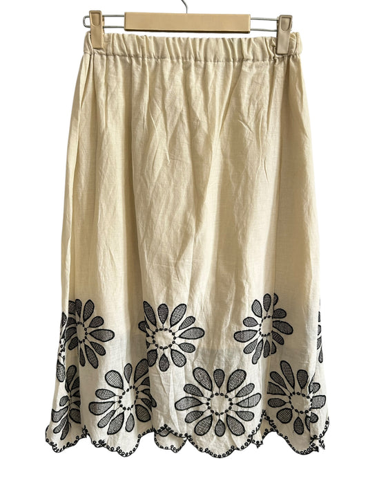 Cotton Embroidered Skirt