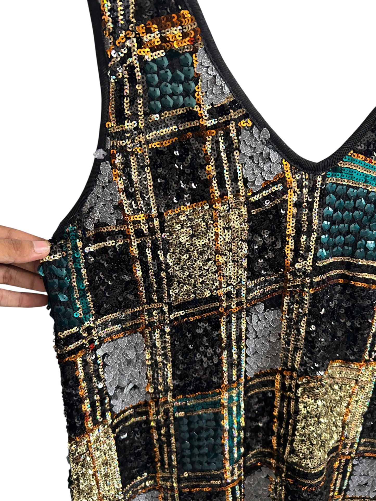 Sequin Work Dress