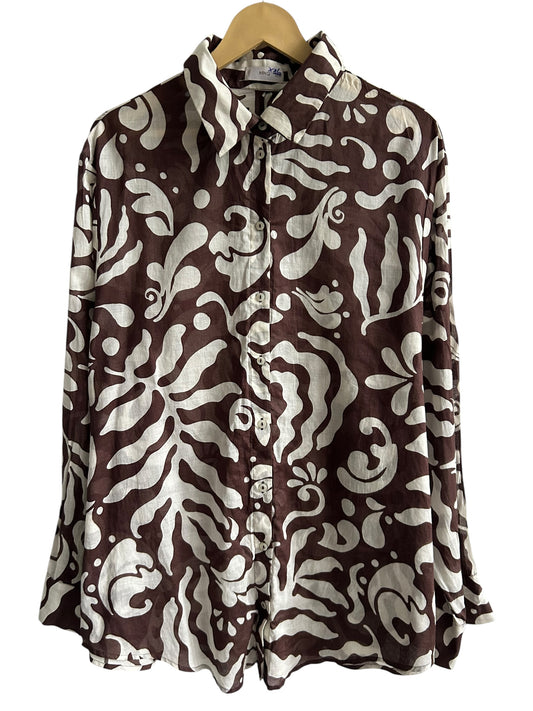 Cotton Mango Brown Shirt