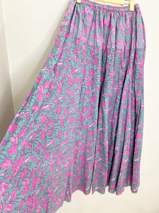 Handblock Printed Skirt