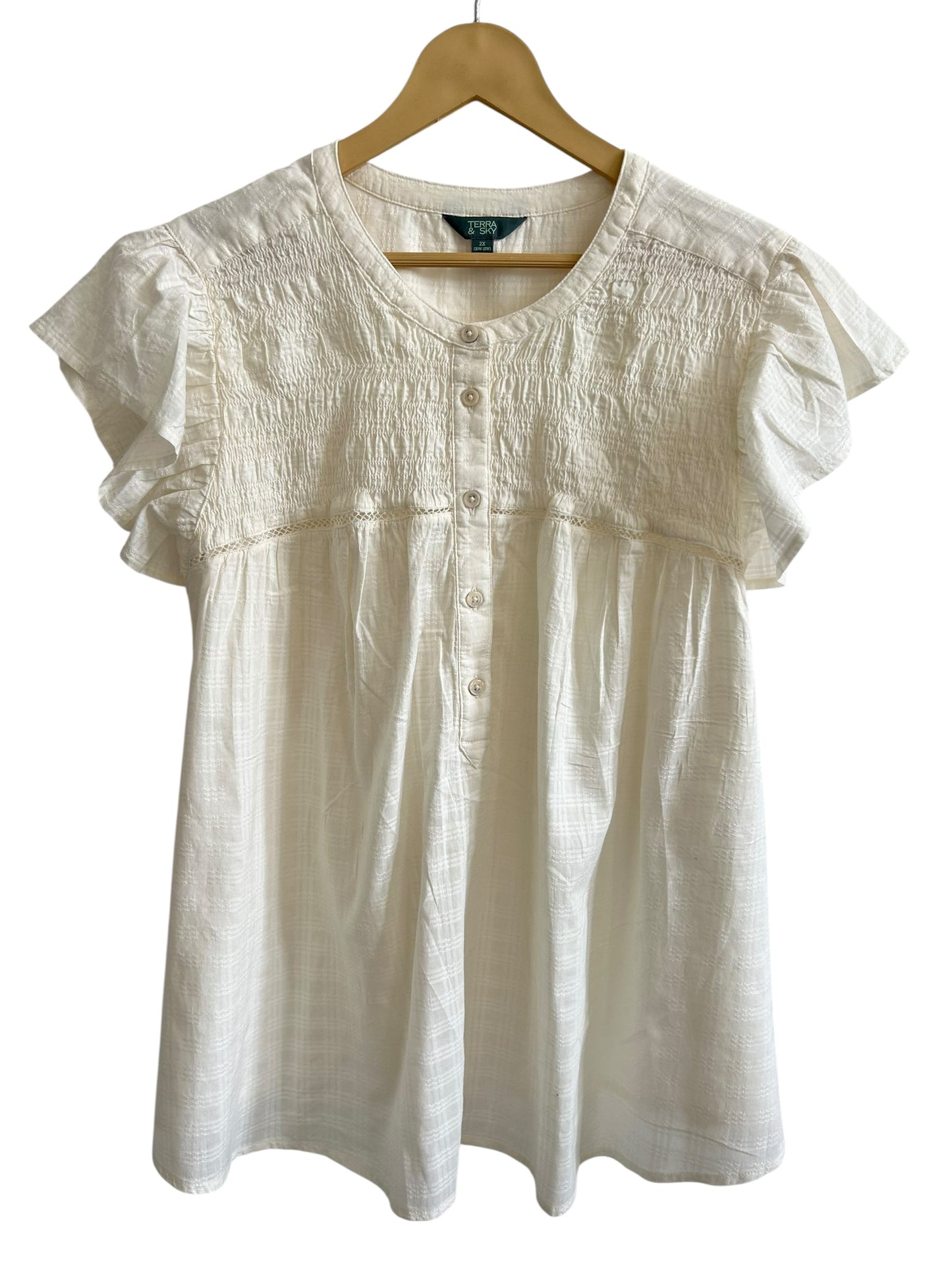 White Cotton Top