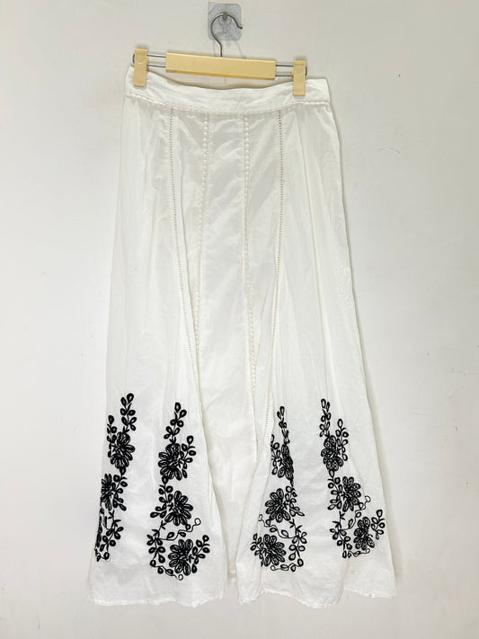 Cotton Embroidered Skirt