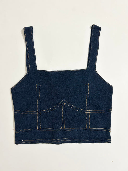 Denim Dupe Top