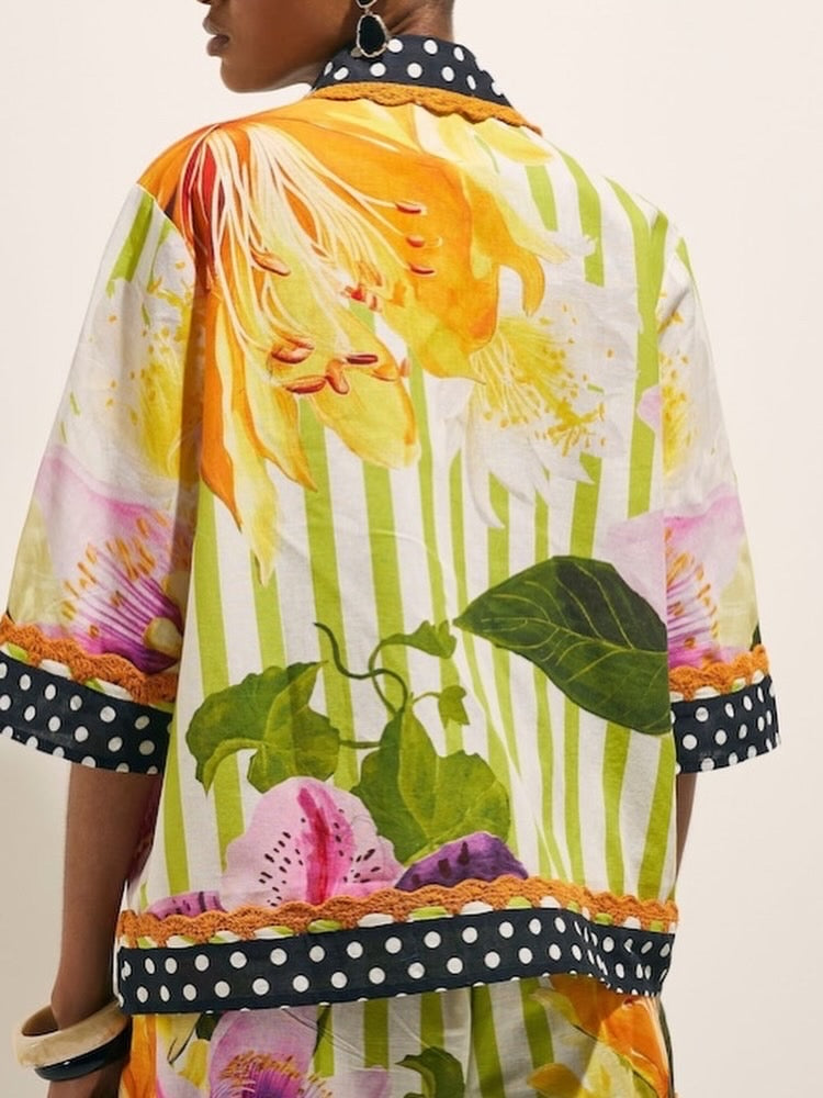 Cotton Floral Shirt