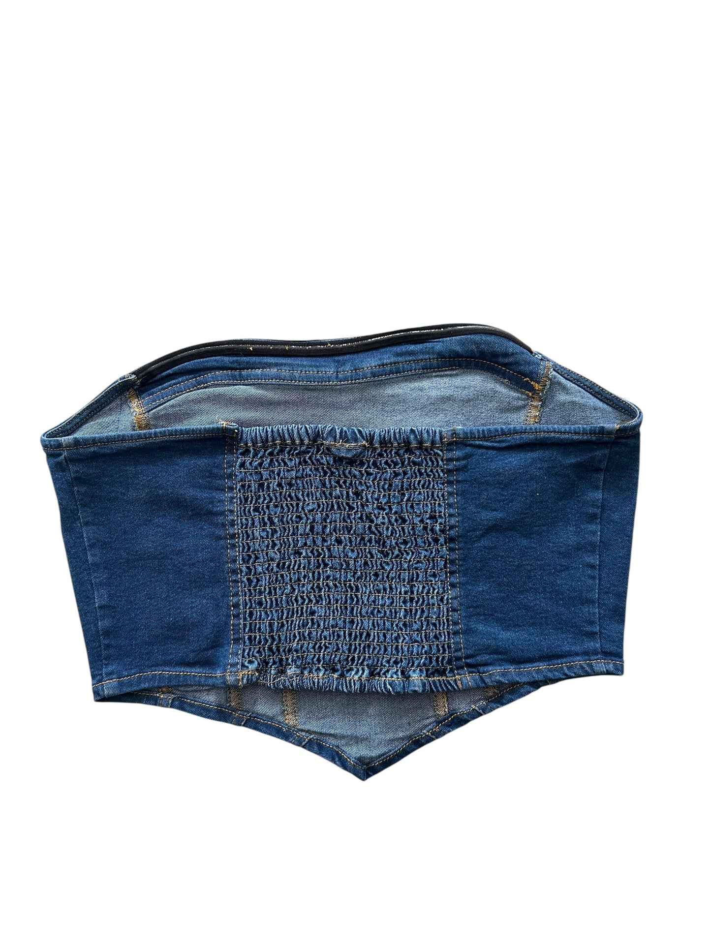 Strapless Denim Top:40”
