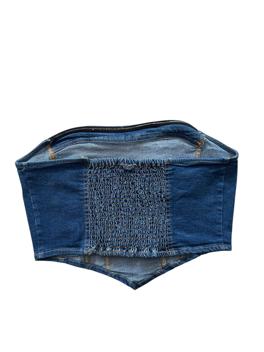 Strapless Denim Top:38”