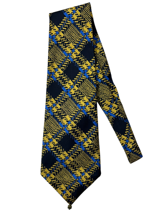 Vintage Plaid Alpi Tie
