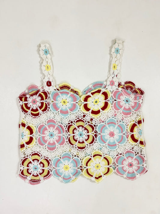 Floral Crochet Top