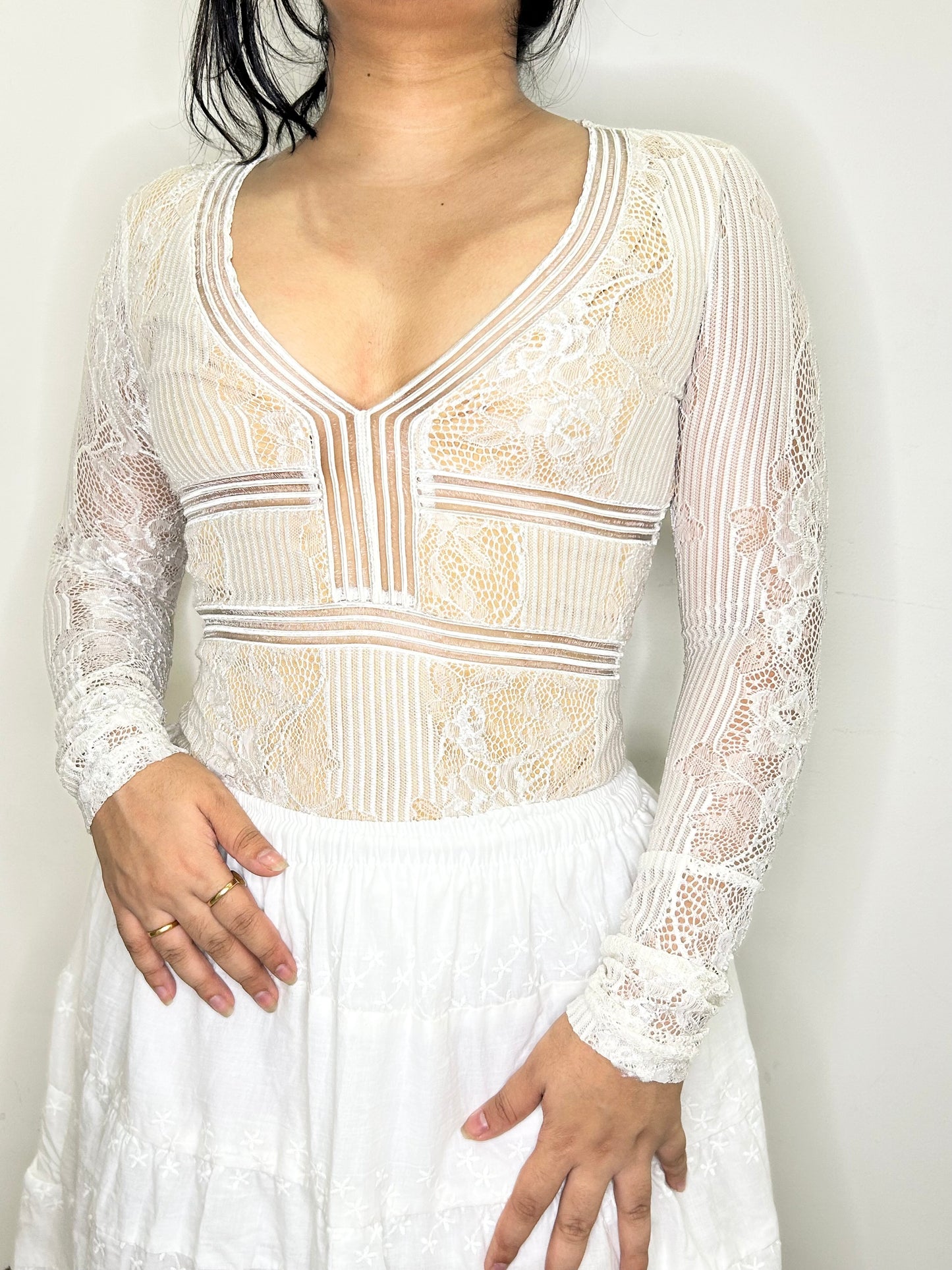 Korean Lace Bodysuit