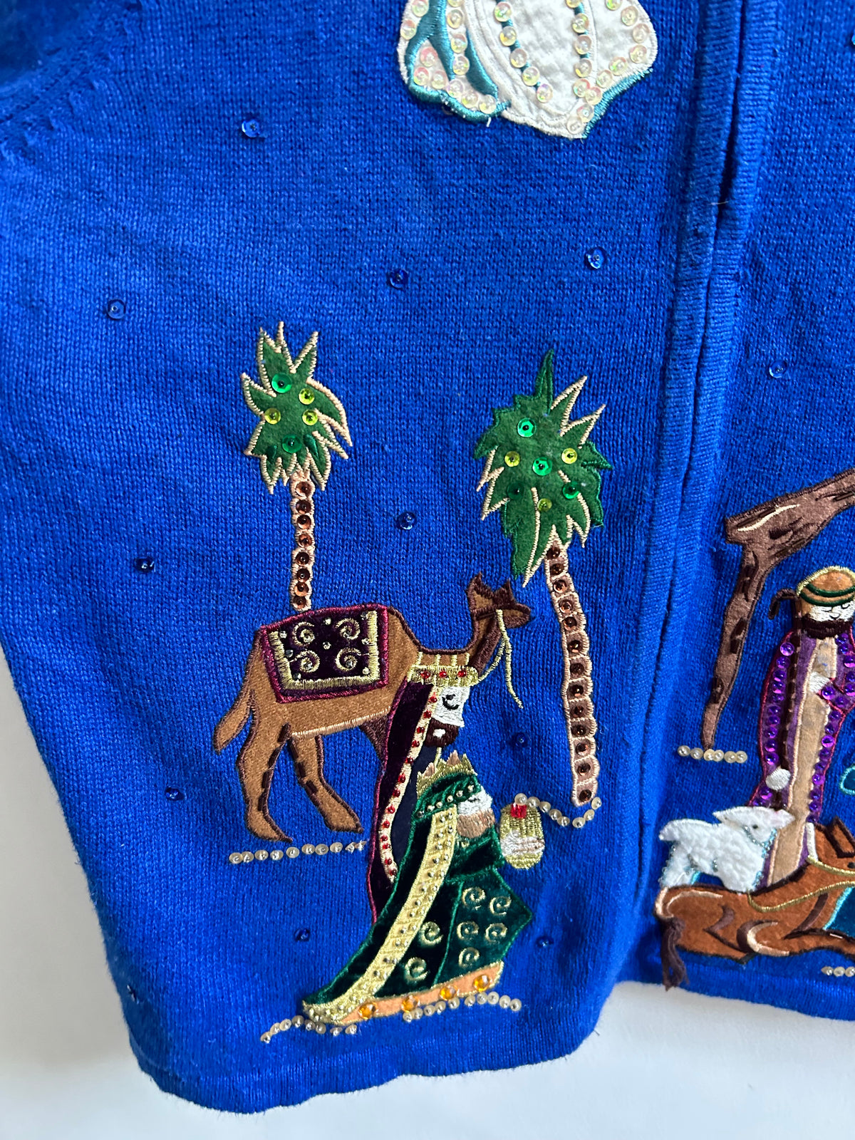 Vintage Arabic Scene Cardigan