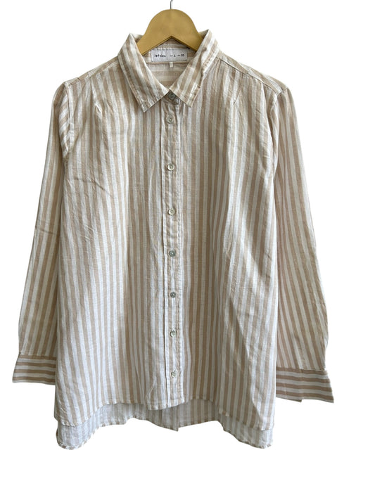 Beige Striped Shirt