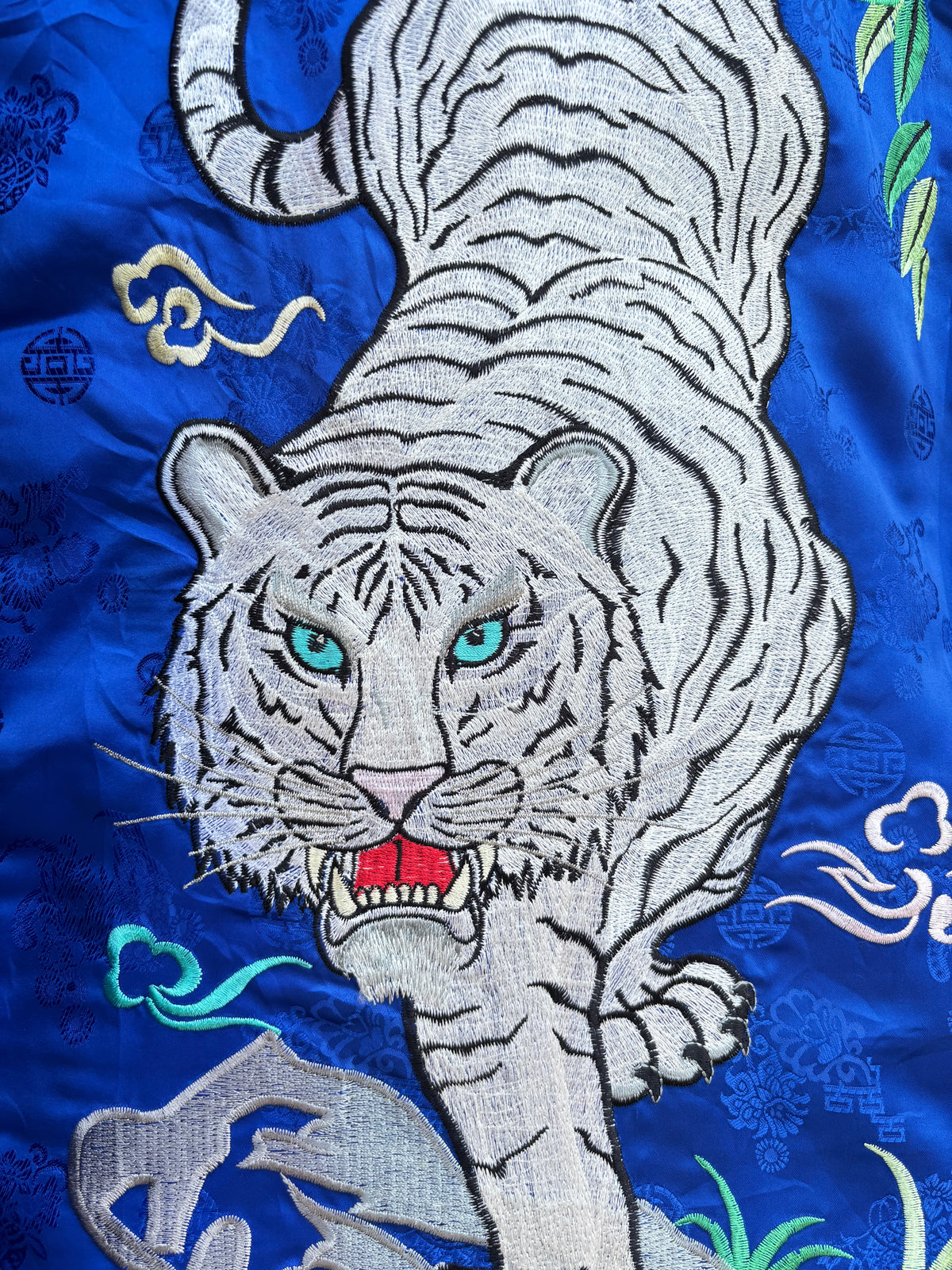 Tiger Cheongsam Jacket: 44”