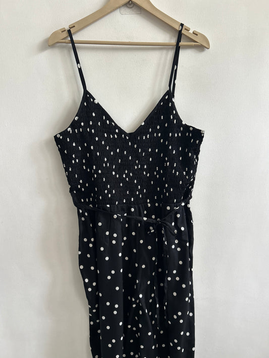 Polka Dot Jumpsuit: 44”