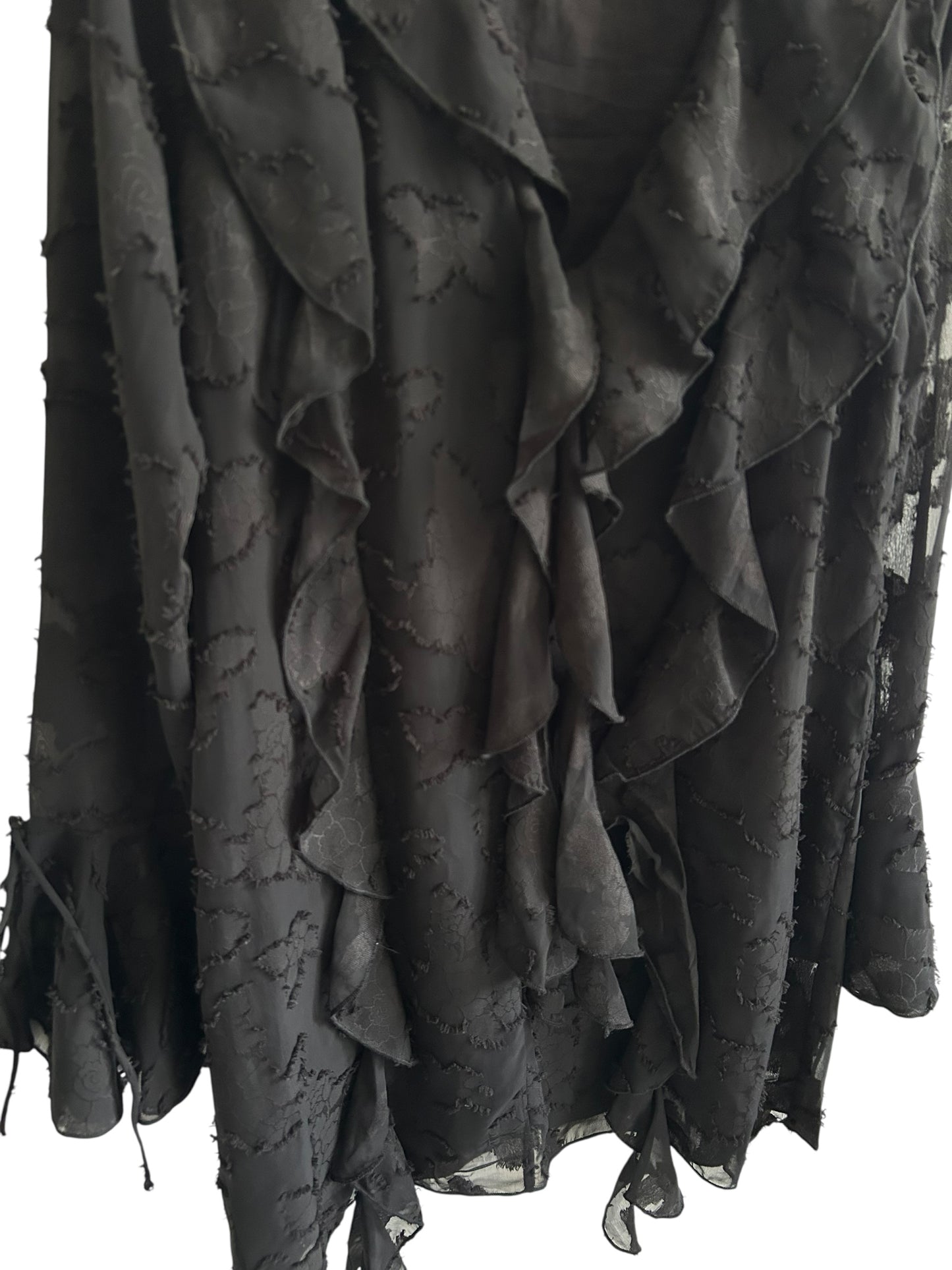 BOOHOO Ruffle Dress