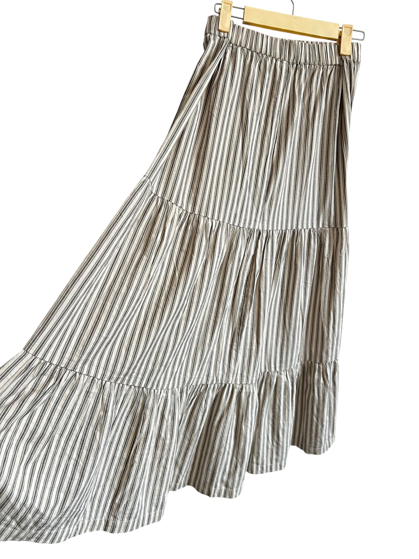 Striped Cotton Skirt