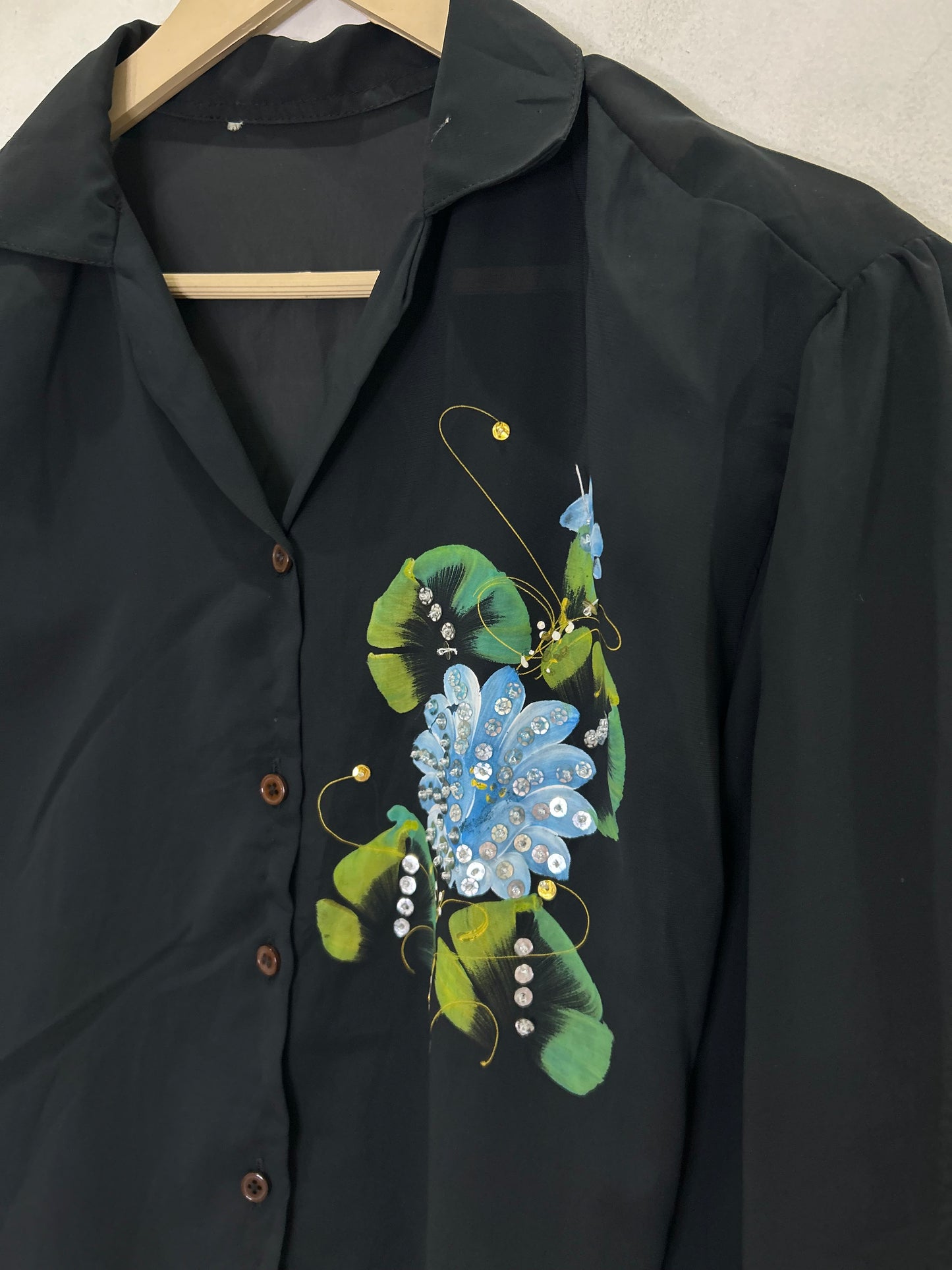 Floral Embellished Shirt