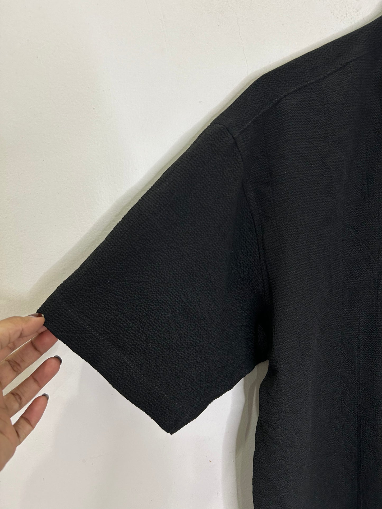 Black Solid Shirt