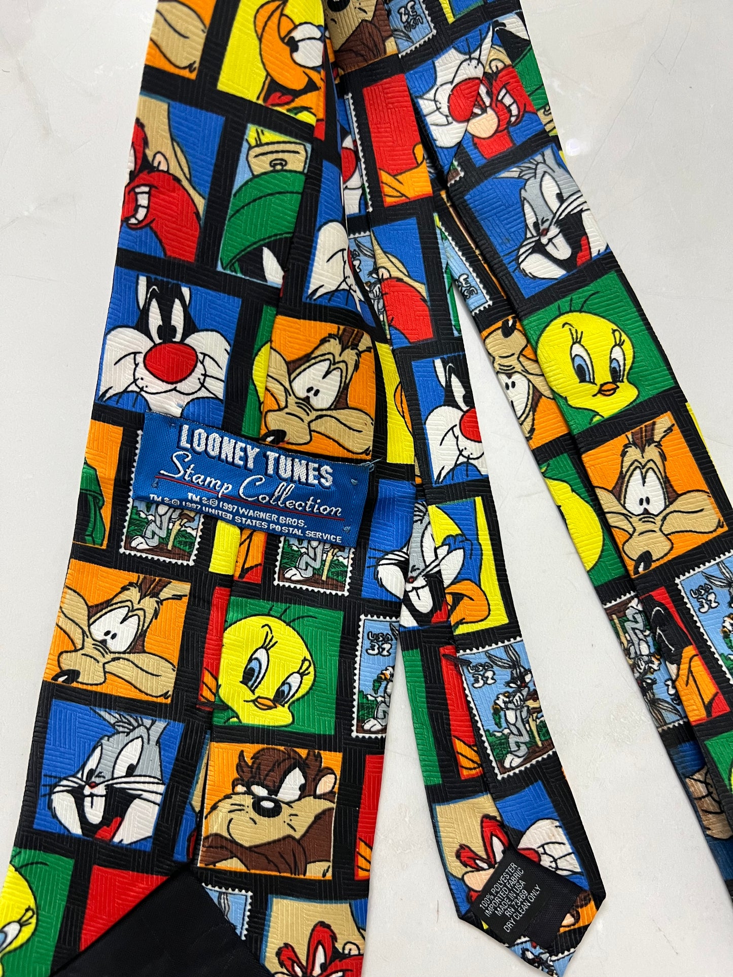 Looney Tunes Stamp Tie