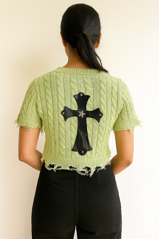 Crochet Cross Top