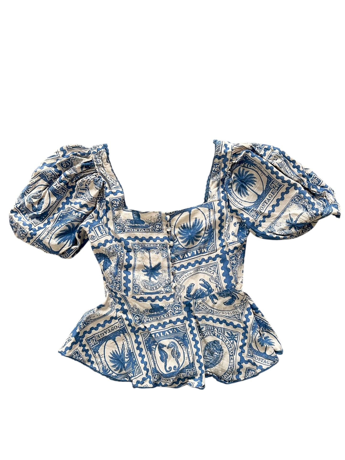 Beach Peplum Top