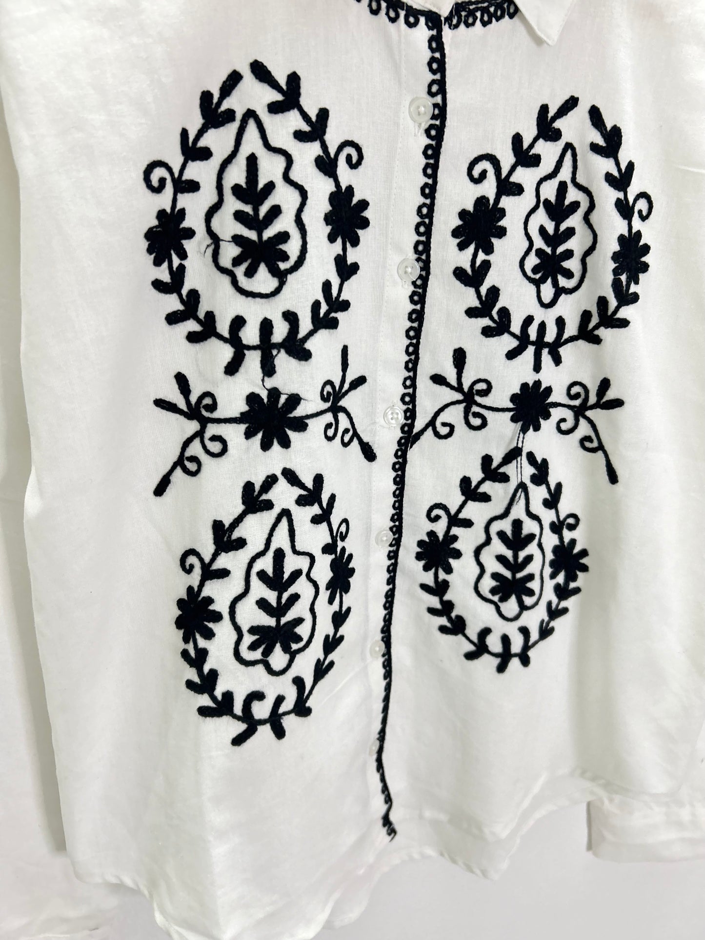 Cotton Embroidered Shirt