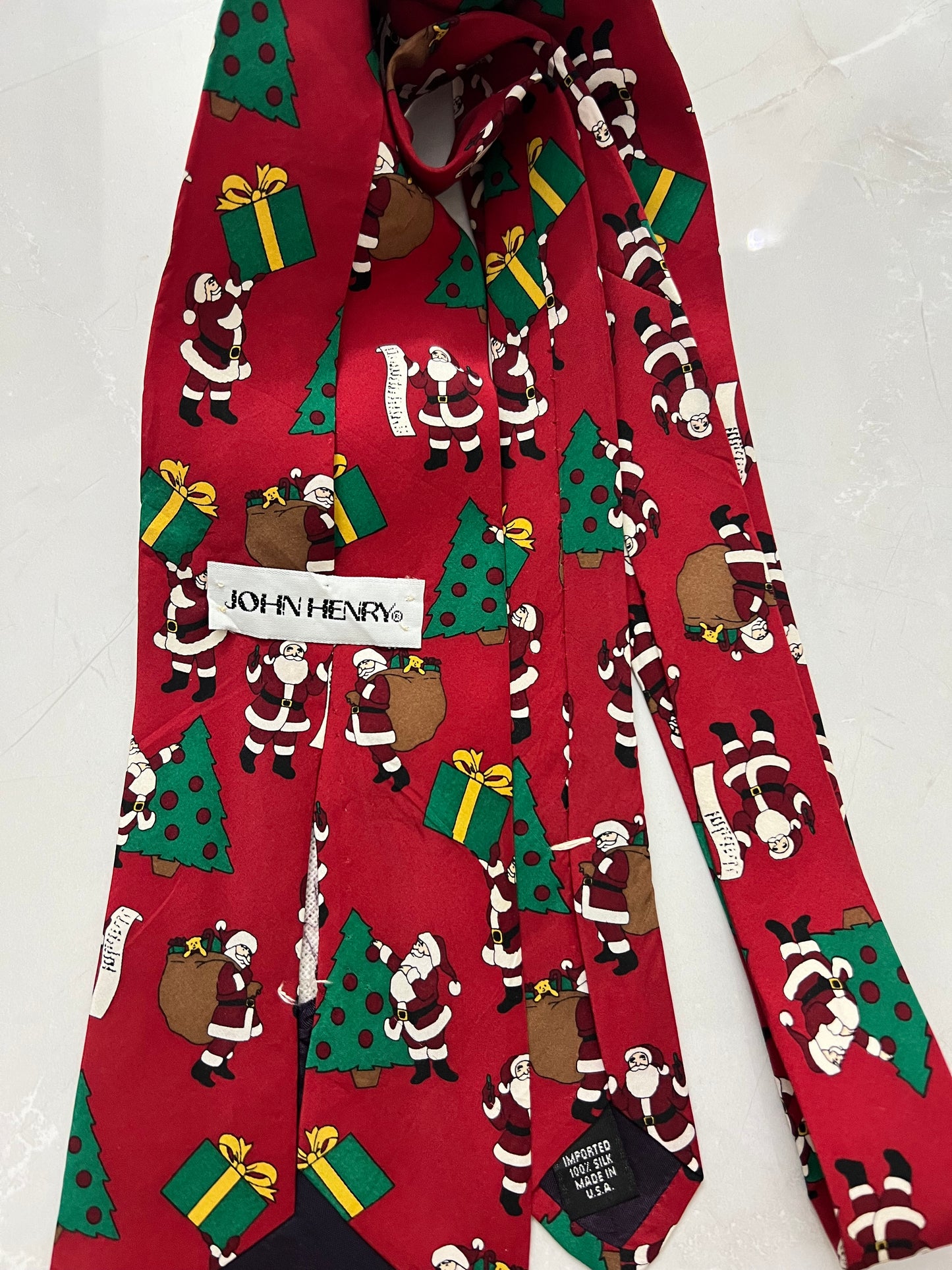 Christmas John Henry Tie
