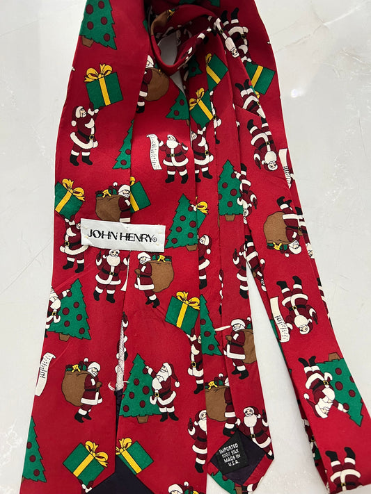 Christmas John Henry Tie