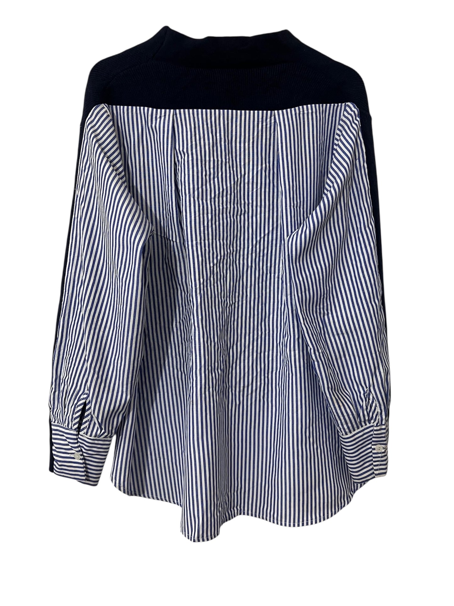 Striped Shirt Sweater