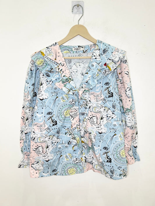 Dreamy Moon Ruffle Shirt