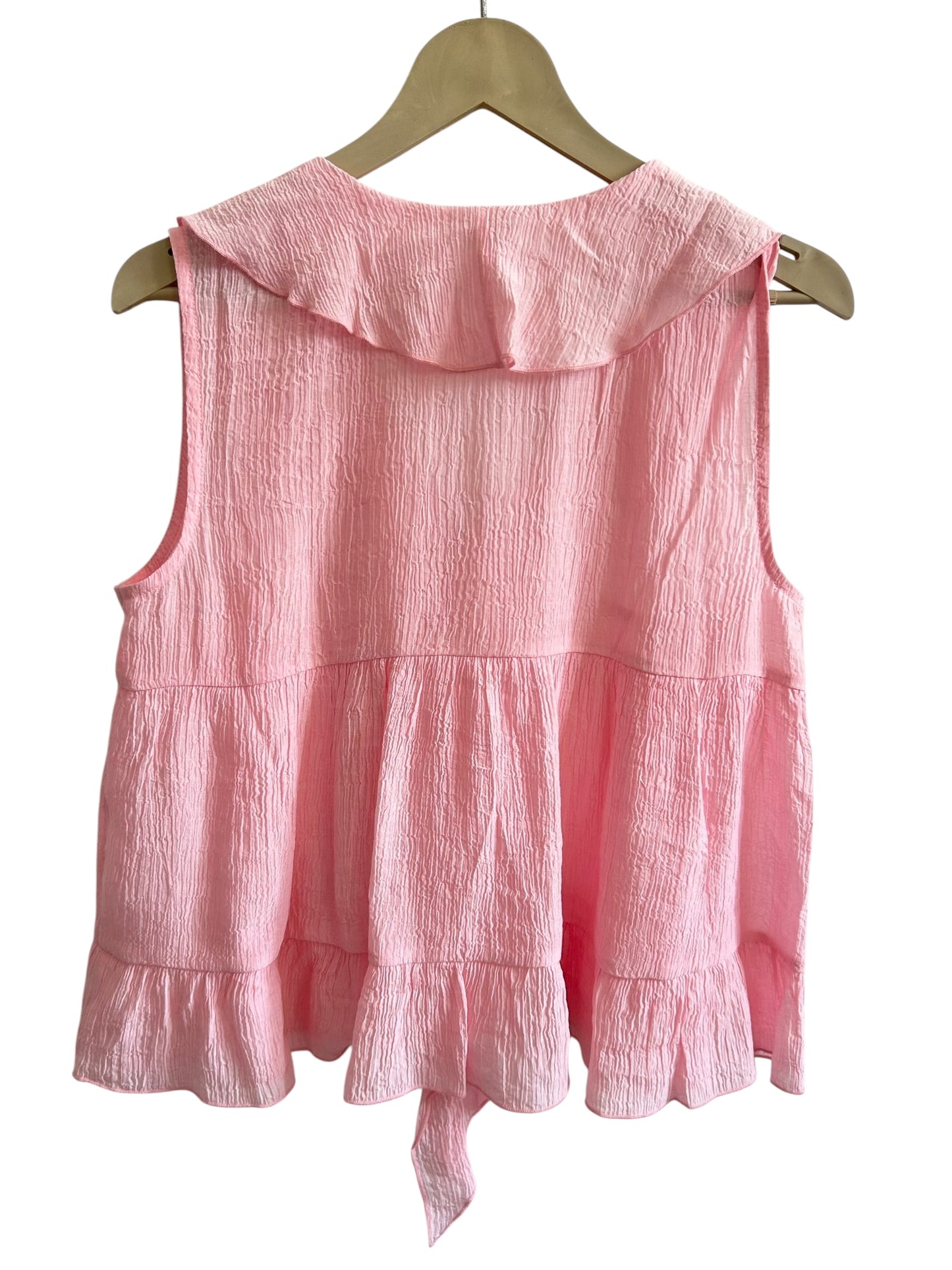 Pink Ruffle Top