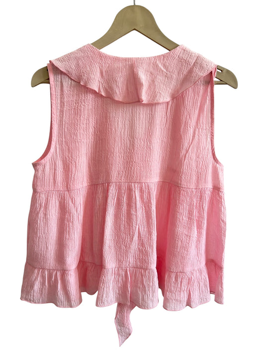 Pink Ruffle Top