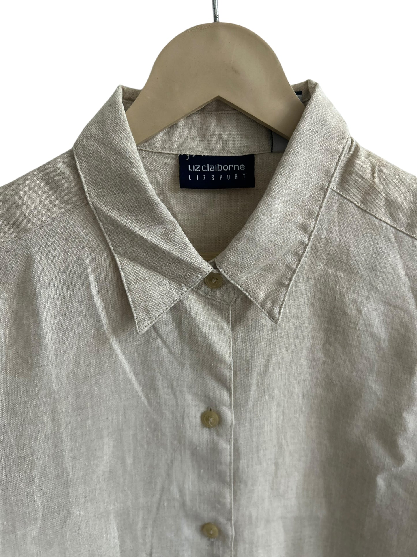 Beige Linen Shirt