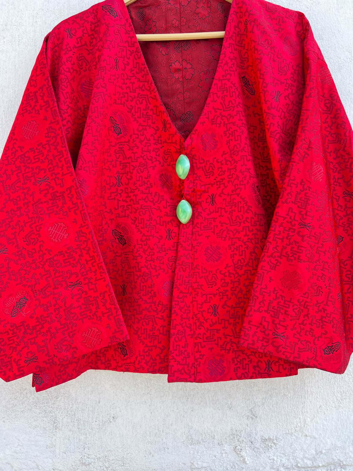 Red Vintage Jacket: 44”
