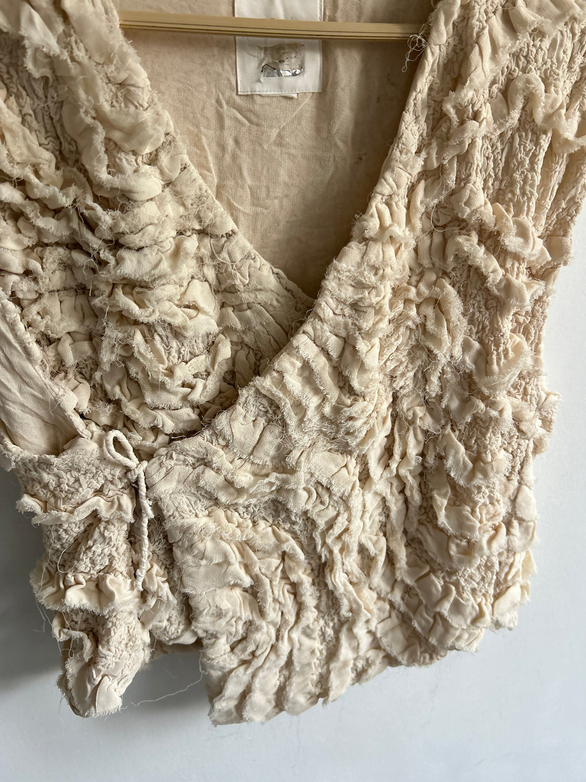 Wrap Textured Top:36”